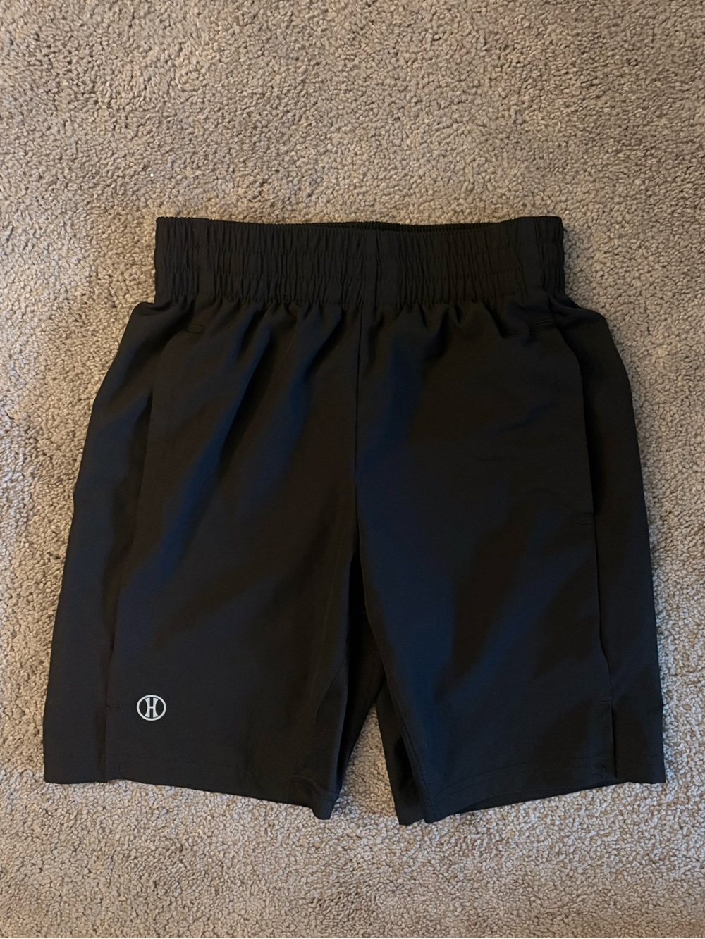Holloway Black Kids Athletic Shorts
